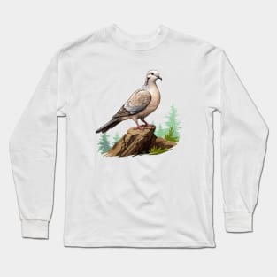 Collared Dove Long Sleeve T-Shirt